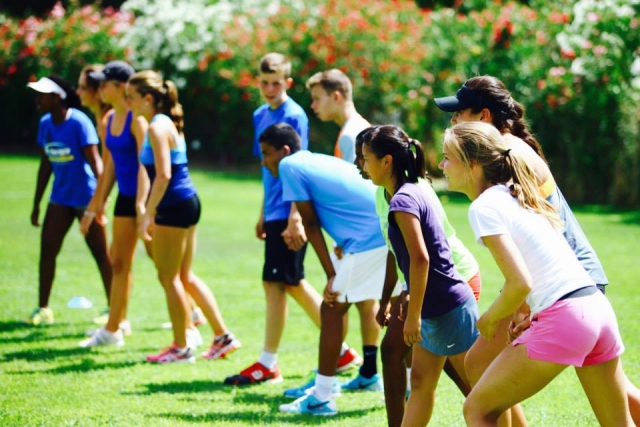 Calentando antes del deporte